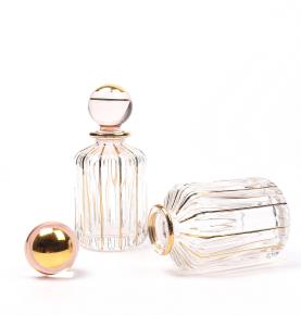 New style gold painted perfume bottle
