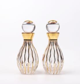 New style gold painted perfume bottle 
